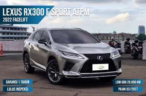 Jual bekas LEXUS RX300 F SPORT FACELIFT 2022 ATPMLIKE NEW, RECORD RESMI,lokasi di  