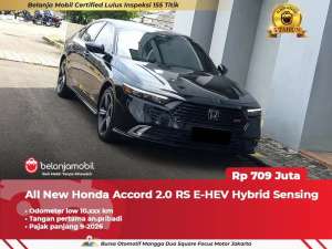 Jual bekas LOW KM 10RBHonda Accord 2.0 RS E-HEV Hybrid Sensing 20242025,lokasi di Jakarta Pusat
