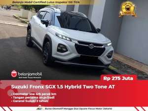 Jual bekas LOW KM 4RBSuzuki Fronx SGX 1.5 Hybrid Two Tone AT 20252026,lokasi di  