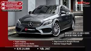 Jual bekas Mercedes Benz C43 AMG 4-Doors 3.0 V6 9G-Tronic 367HP 2017,lokasi di  