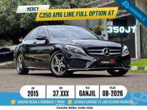 Jual bekas Mercy C250 AMG Full Option AT Hitam 2015,lokasi di  