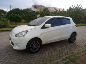 Mitsubishi Mirage 2012 Bensin lokasi di  , tersedia melalui melalui situs Olx