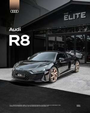 Jual bekas NIK 2022 Audi R8 Quattro Mythos Black Metallic,lokasi di Jakarta Utara