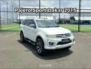 Jual bekas Pajero Dakar VGT Cash 4x2 At Mitsubishi 2015 Nik 2014 Putih,lokasi di  