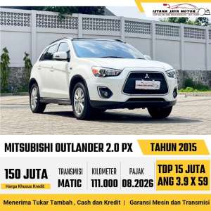 Jual bekas PANORAMIC Mitsubishi Outlander 2.0 PX AT 2015,lokasi di  