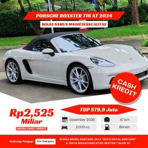 Jual bekas Porsche Boxster 718 AT 2024,lokasi di  
