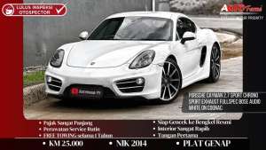 Jual bekas Porsche Cayman 2.7 Sport Chrono Sport Exhaust FULLSPEC 2014,lokasi di  