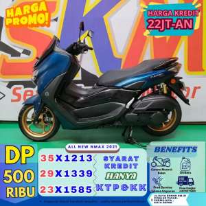 Jual bekas promo DP500 N-Max tahun 2021 syarat kk dan KTP,lokasi di  
