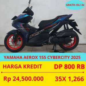 Jual bekas PROMO SUKSES MOTOR YAMAHA AEROX CYBERCITY 2025 DP MURAH 800 RIBU GUYS,lokasi di  