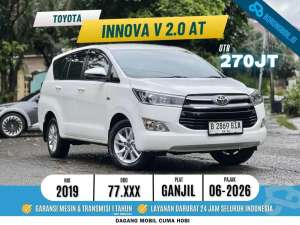 Jual bekas Reborn Tipe VToyota Innova Reborn V Metik Bensin 2019 Putih,lokasi di  