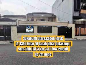 Rumah 2LT siap huni bonus 2 pintu kontrakan sukabumi utara kebon jeruk lokasi di Jakarta Barat, tersedia melalui melalui situs Olx