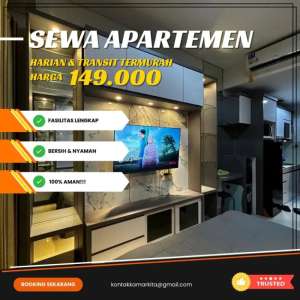Sewa apartemen Bintaro Icon HarianTransit Termurah AmanNyaman lokasi di Tangerang Selatan Kota, tersedia melalui melalui situs Olx