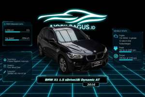 Jual bekas SUPER LOW KM BMW X1 1.5 sDrive 18i Dynamic AT 2016 NoPol Genap,lokasi di Jakarta Selatan