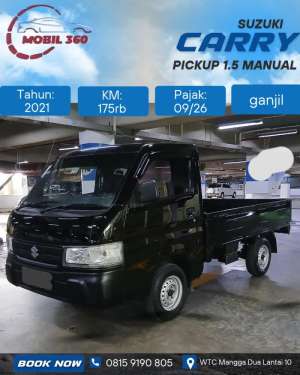 Jual bekas Suzuki Carry Pickup 1.5 manual tahun 2021 warna hitam,lokasi di  