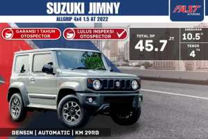 Jual bekas SUZUKI JIMNY 2022 ALLGRIP 1.5 AT 44 LOW KM.29RBPAJAK PANJANG,lokasi di Jakarta Utara