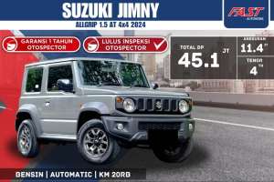 Jual bekas SUZUKI JIMNY 2024 ALLGRIP 1.5 AT 44 LOW KM.20RBPAJAK PANJANG,lokasi di Bogor Kota