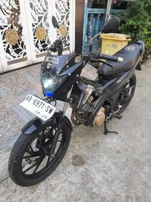 Jual bekas Suzuki Satria FU 2013 ss lengkap mesin bagus pajak hidup,AB Gunung Kdl,lokasi di Bekasi Kota