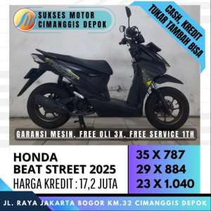 Jual bekas TERMURAH BEAT STREET ESP 2025 KARTU KREDIT BISA SUKSES MOTOR,lokasi di  
