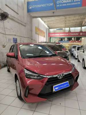 Jual bekas TOYOTA 2025 AGYA 1.2 AT MERAH MURAH OTOMART 286 KENJERAN,lokasi di Surabaya Kota