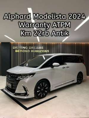 Jual bekas Toyota Alphard 2.5 G Bensin Modelista 2024 Putih B2249SMM Nik 2023,lokasi di  
