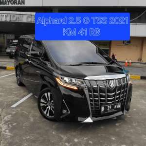 Jual bekas Toyota Alphard 2.5 G TSS 2021 Hitam ATPM,lokasi di  