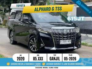 Jual bekas Toyota Alphard G ATPM TSS 2020 Hitam,lokasi di  