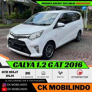Jual bekas Toyota Calya G Matic 2016 Plat AB ORISINIL DP Minim Sigra,lokasi di Sleman Kab.
