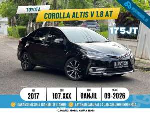TOYOTA COROLLA ALTIS V 1.8 AT 2017 HITAM SUPER ISTIMEWA SIAP PAKAI lokasi di  , tersedia melalui melalui situs Olx