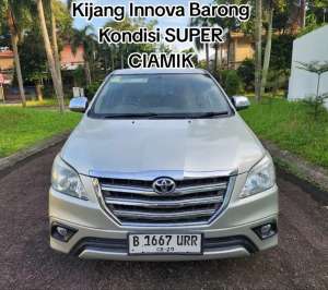 Jual bekas Toyota Innova G 2.0 AT Bensin Barong 2014 Kondisinya LUAR BIASA APIK,lokasi di  