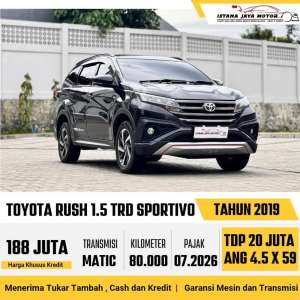 Jual bekas Toyota Rush TRD 2019,lokasi di  
