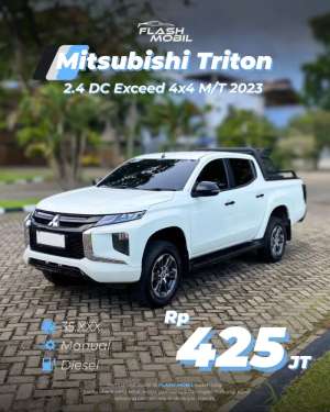 Jual bekas Triton 2.4 DC Exceed 4x4 MT 2023,lokasi di Medan Kota