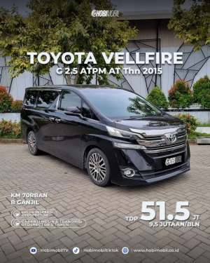 Jual bekas Vellfire G 2.5 ATPM AT Thn 2015,lokasi di  