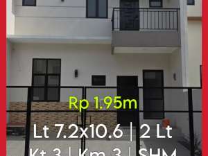 Wilson Rumah baru uk 7x10.6 bangunan full bata merah di metland puri lokasi di Tangerang Kota, tersedia melalui melalui situs Olx