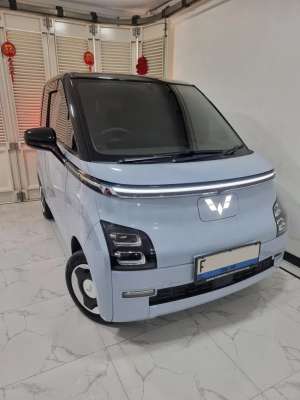 Jual bekas Wuling AIR EV Pro Long Range 300 kilo 2025 bulan 6 Brown Interior,lokasi di Jakarta Barat