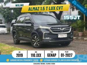 Jual bekas Wuling Almaz T Lux 7 Seater Sunroof AT 20192020BRV Avanza Ertiga,lokasi di Tangerang Kota