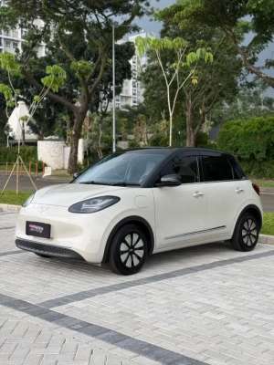 Jual bekas Wuling Binguo Signature Long Range Nik 2024 cokelat muda air ev,lokasi di  