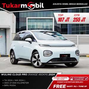 Jual bekas WULING CLOUD EV pro Range 460KM tahun 2024,lokasi di Jakarta Pusat