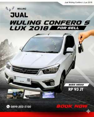 Jual bekas Wuling confero s 1.5L lux putih 2018,lokasi di  