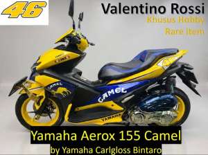 Jual bekas YAMAHA AEROX 155 LIVERY CAMEL 46 PAINT BY YAMAHA CARLGLOSS BINTARO,lokasi di  