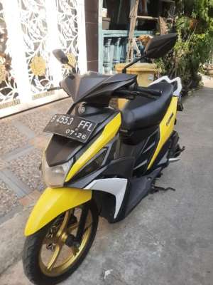 Jual bekas Yamaha Mio M3 2016 ss lengkap mesin bagus pajak hidup Bekasi kabupaten,lokasi di Bekasi Kota