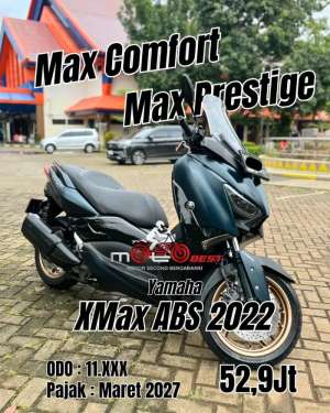 Jual bekas Yamaha XMax ABS 2022, Tgn Pertama,lokasi di  