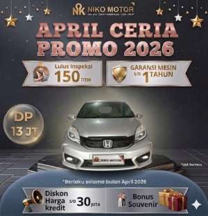 Jual bekas ANTIK KM71RB BRIO 1.2 E 2018 MT20172019,lokasi di Bandung Kota