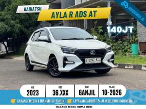 Jual bekas Ayla R ADS AT 2023 Icy White,lokasi di Jakarta Timur