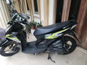 Jual bekas Beat hitam stiker hijau 2019 Gbm,lokasi di Sleman Kab.