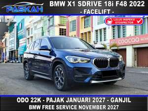 Jual bekas BMW X1 Sdrive 18i F48 2022 BMW X1 2022 Bunga4 Odo22k Pajak2027,lokasi di Jakarta Pusat