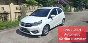 Jual bekas Brio E automatic 2021 mulus terawat,lokasi di Makassar Kota