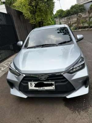 Jual bekas CASH - Toyota Agya 1.2 G AT 2023 Silver,lokasi di Jakarta Barat