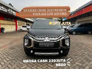 Jual bekas DP 7JT XPANDER CROSS 2021 PREMIUM PACKAGE LOW KM 70RB,lokasi di Tangerang Kota