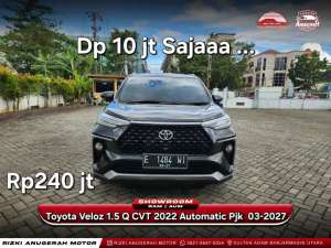 Jual bekas Dp ringan Avanza Veloz 1.5 Q CVT 2022 Automatic AT,lokasi di Banjarmasin Kota