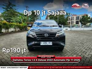 Jual bekas Dp ringan Daihatsu Terios 1.5 X Deluxe 2022 Automatic AT,lokasi di Banjarmasin Kota